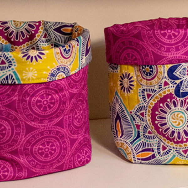Fabric Storage Bin Tutorial