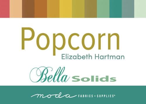 Moda Fabric Pre Cuts Moda Popcorn Bella Solids Layer Cake - The Sewing Studio