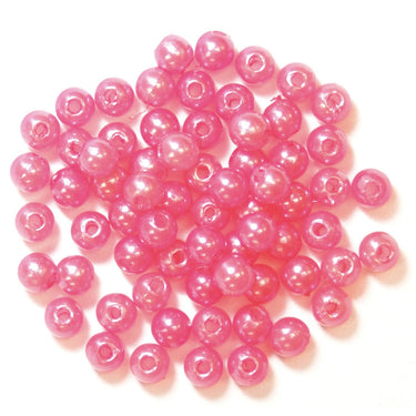 Pearl Beads: 3mm: Pink: 125 quantity