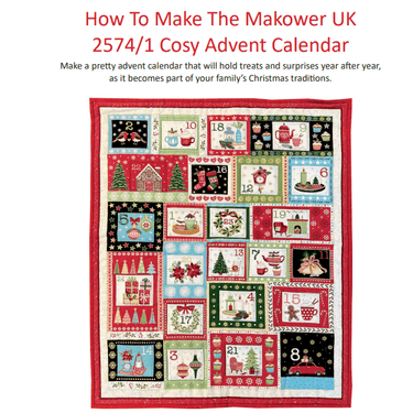 Free Pattern: How to Make Makower Cosy Home Advent Panel
