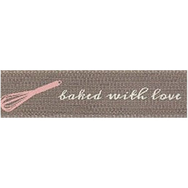 Baked With Love: 15mm Wide: Taupe. Price per metre.