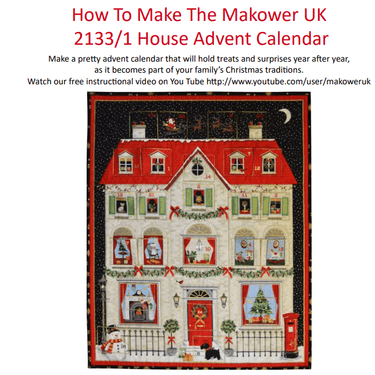 Free Pattern: How to Make Makower House Advent Panel