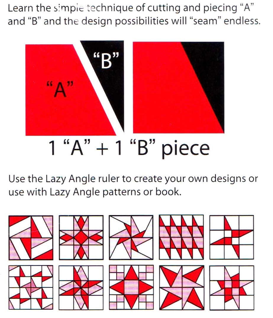 Creative Grids Non slip: Lazy Angle Ruler