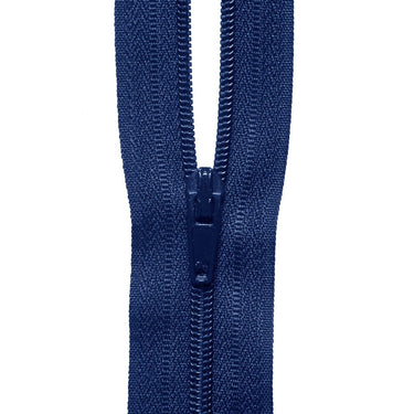 Zip On The Roll: Blue: sold by the metre