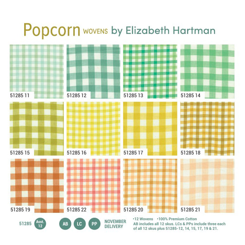 Moda Fabric Pre Cuts Moda Popcorn Wovens Layer Cake - The Sewing Studio