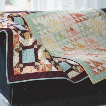 Two from One Jelly Roll Quilts by Pam and Nicky Lintott