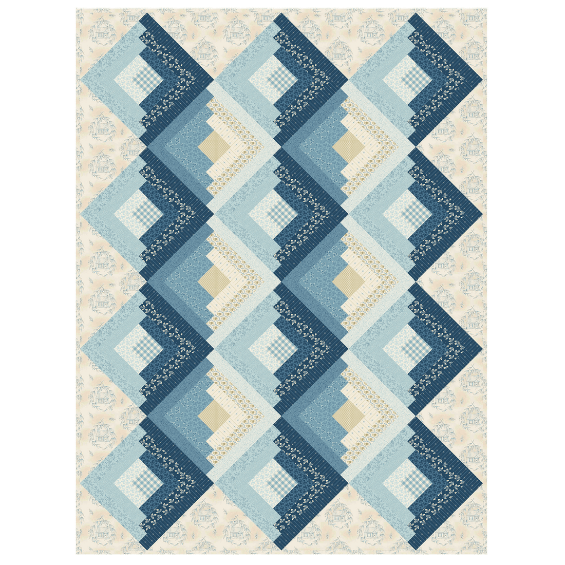 Free Pattern: Signed, Sealed, Quilted for Special Delivery by Laundry Basket Quilts