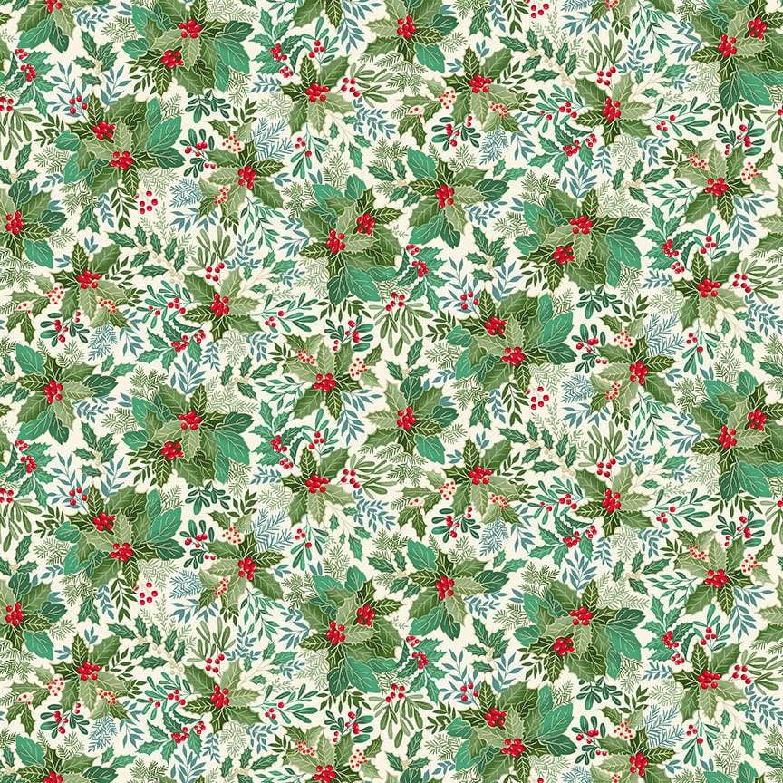 Andover Fabric Makower Christmas Fabric Good Tidings - The Sewing Studio