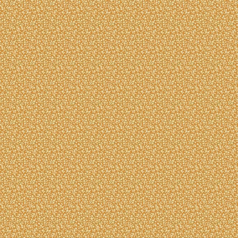 Andover Fabric Makower Sewing Basket Alyssum Amber 2-957-Y  - The Sewing Studio