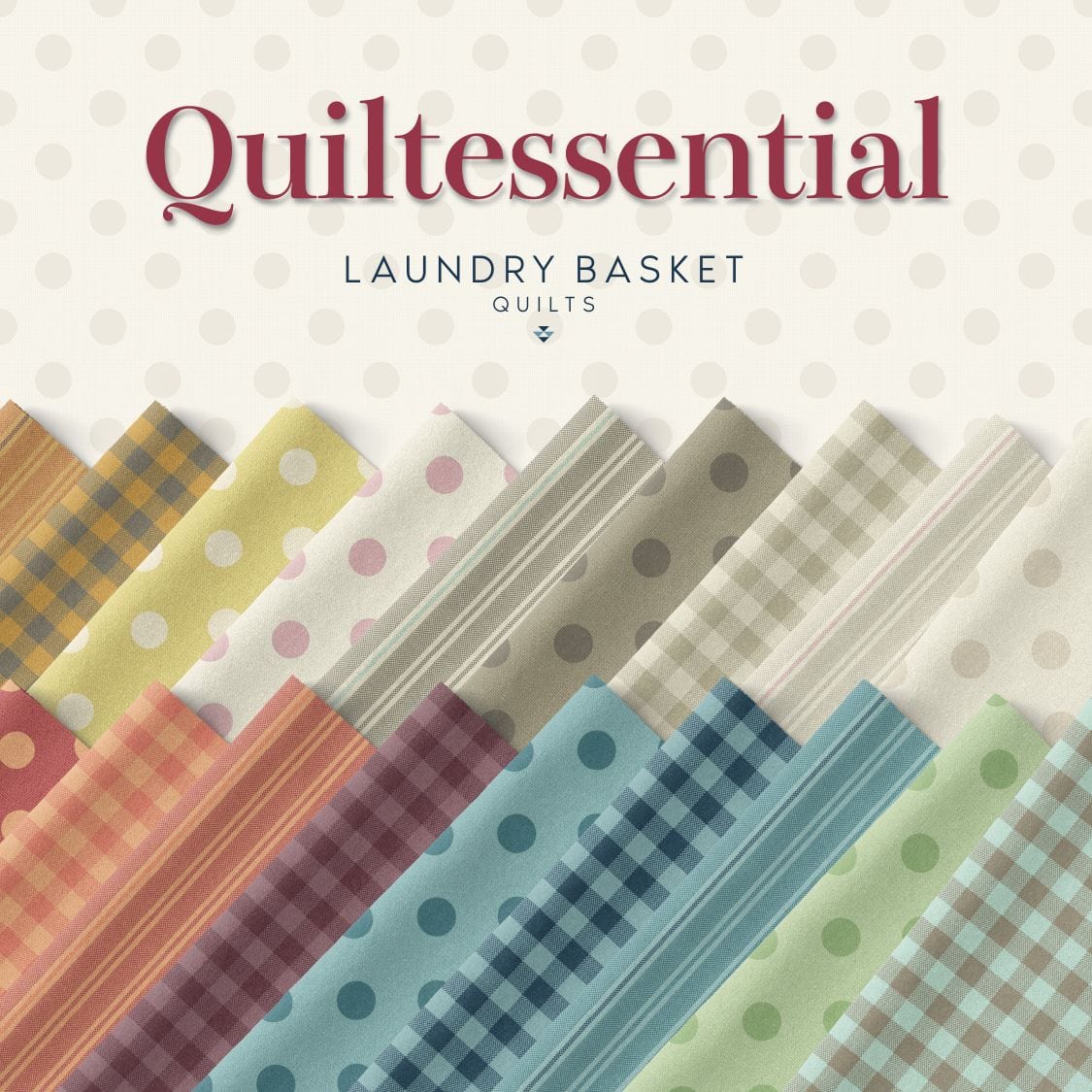 Andover Fabric Pre Cuts Andover Fabric Quiltessential by Laundry Basket Quilts 10 Inch Square Pack  - The Sewing Studio