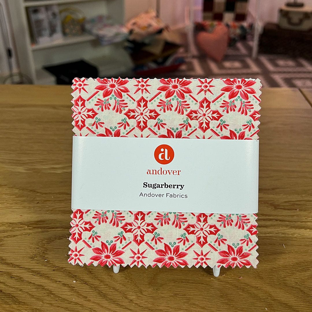 Andover Fabric Pre Cuts Andover Fabric Sugarberry 5 Inch Square Pack - The Sewing Studio