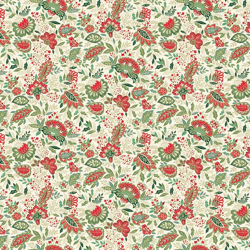 Andover Fabric Makower Christmas Fabric Good Tidings - The Sewing Studio