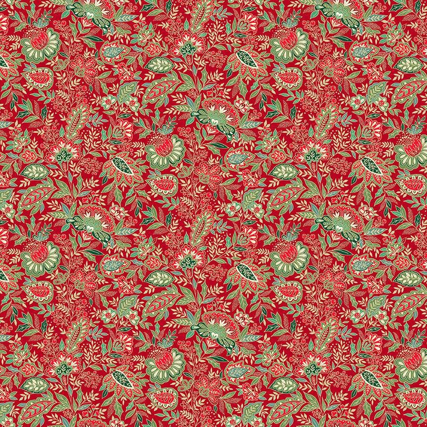 Andover Fabric Makower Christmas Fabric Good Tidings - The Sewing Studio