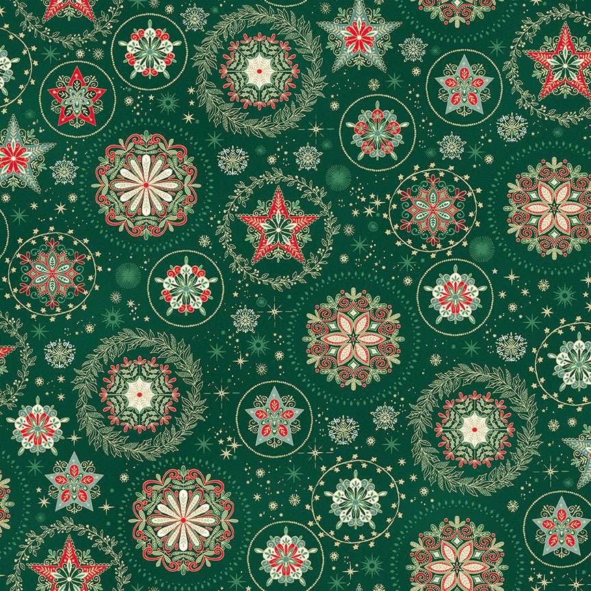 Andover Fabric Makower Christmas Fabric Good Tidings - The Sewing Studio