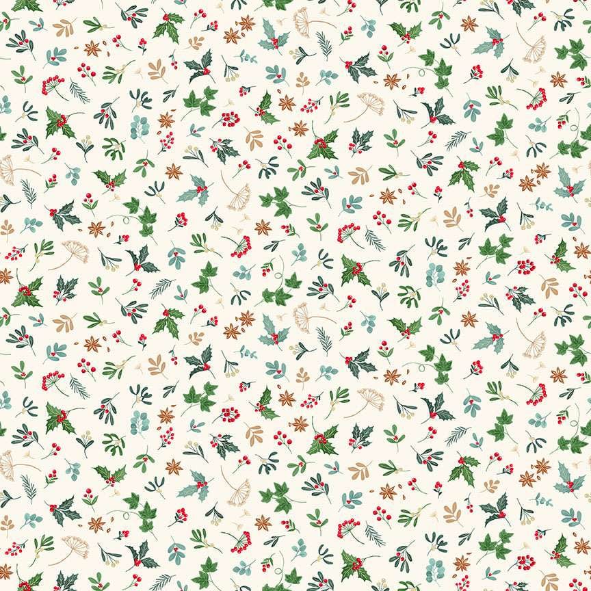 Andover Fabric Makower Christmas Fabric Good Tidings - The Sewing Studio