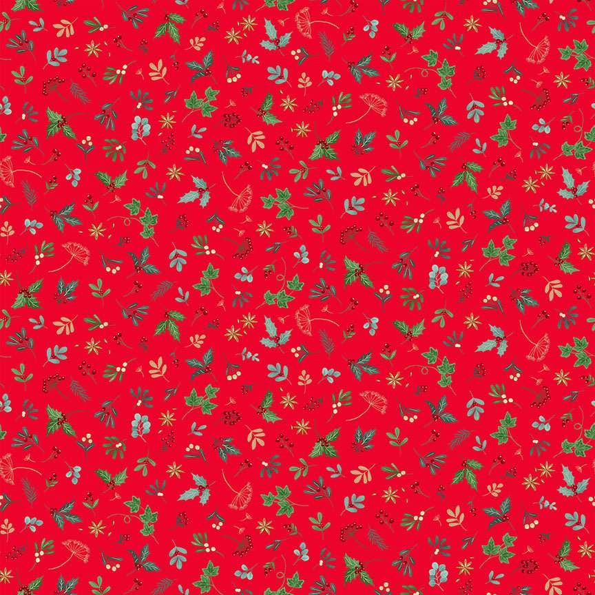 Andover Fabric Makower Christmas Fabric Good Tidings - The Sewing Studio