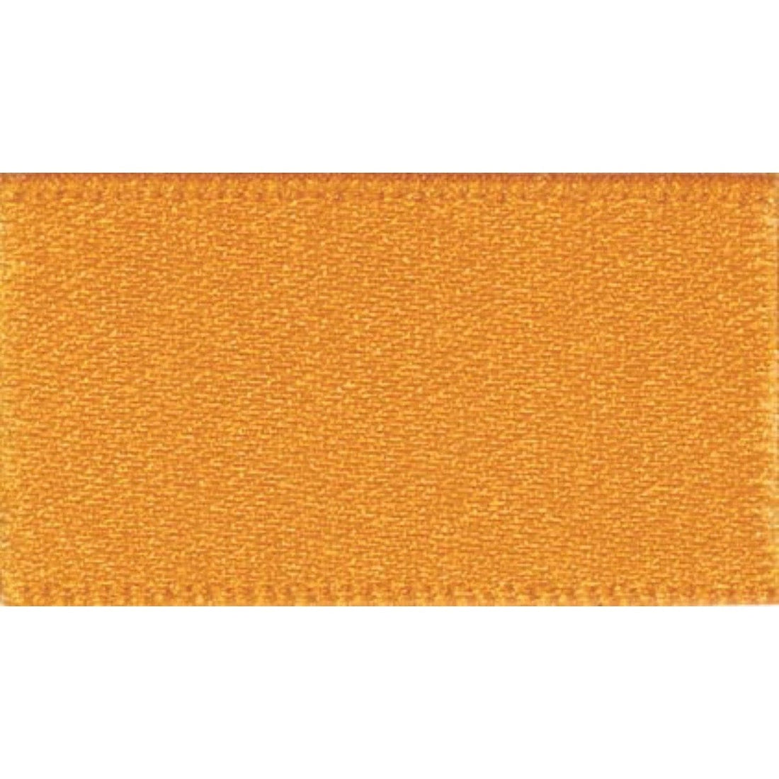 Berisfords Ribbon Double Faced Satin Marigold Orange: 10mm wide. Price per metre. - The Sewing Studio