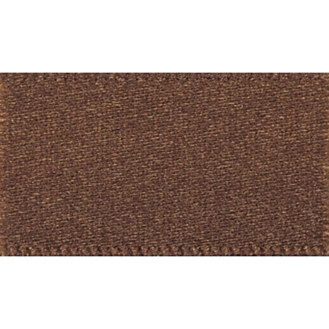 Berisfords Ribbon Double Faced Satin Ribbon Dark Brown: 3mm wide. Price per metre. - The Sewing Studio