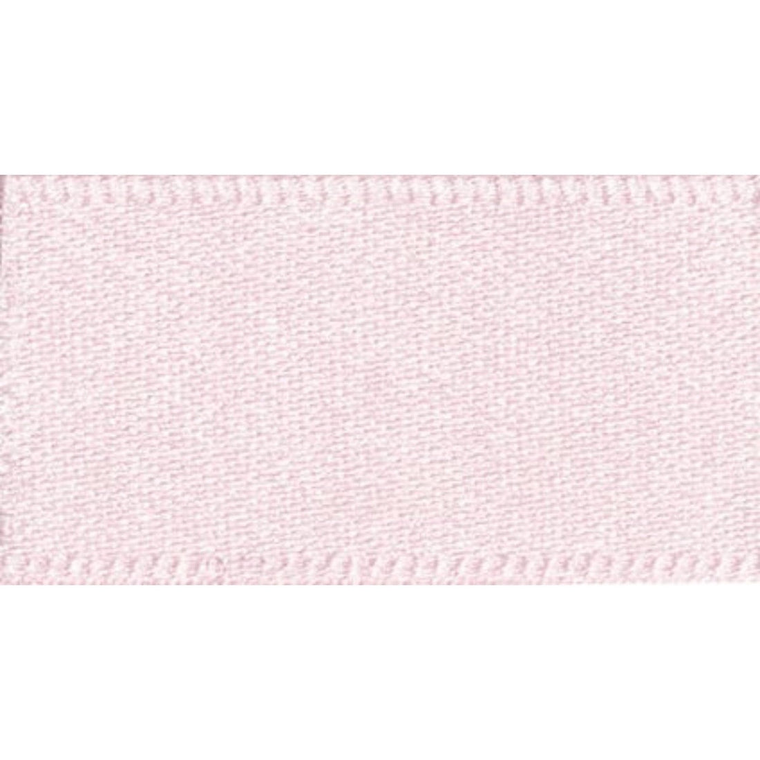 Berisfords Ribbon Double Faced Satin Ribbon Pale Pink: 15mm wide. Price per metre. - The Sewing Studio