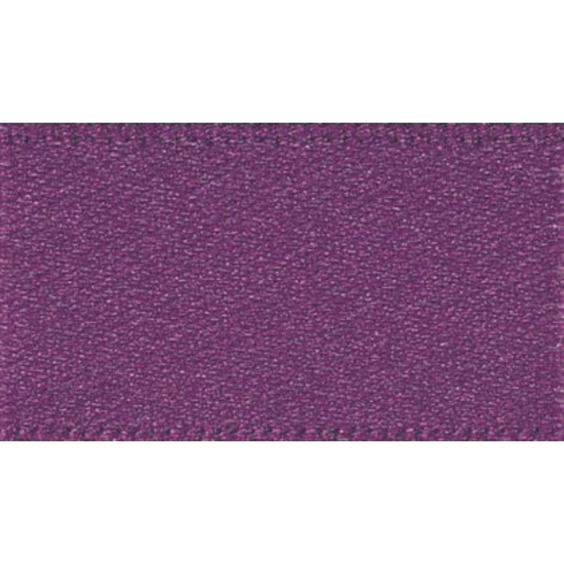 Berisfords Ribbon Double Faced Satin Ribbon Plum Purple: 10mm Wide. Price per metre. - The Sewing Studio
