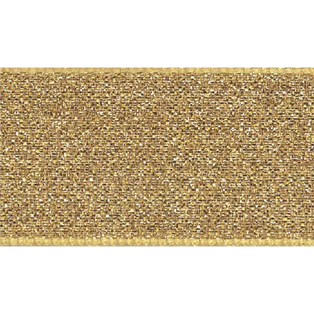 Berisfords Ribbon Lamé Ribbon: Gold: 3mm wide. Price per metre - The Sewing Studio