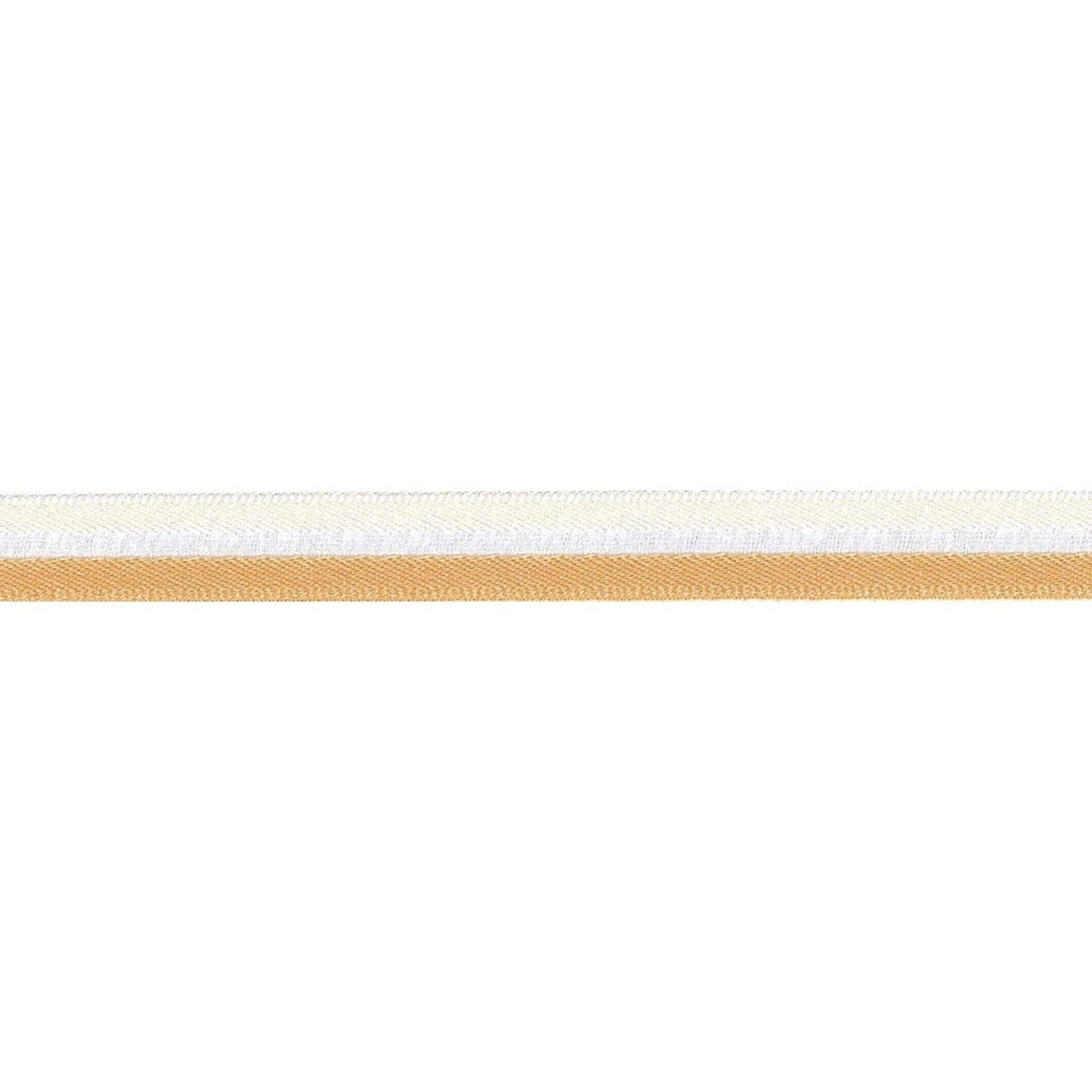 Berisfords Ribbon Orange and White Ribbon: 10mm wide. Price per metre. - The Sewing Studio