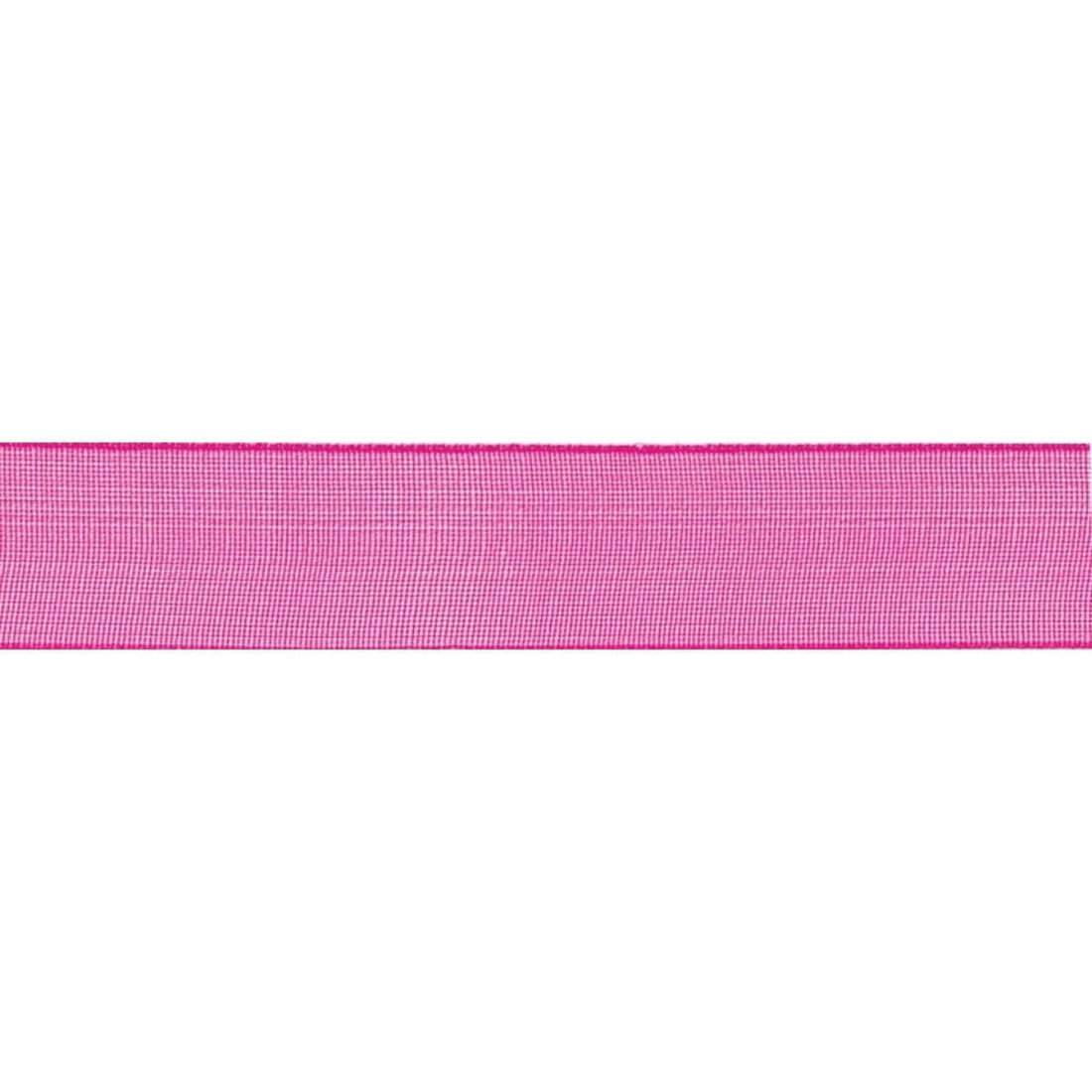 Berisfords Ribbon Super Sheer Ribbon: 10mm: Shocking Pink. Price per metre. - The Sewing Studio