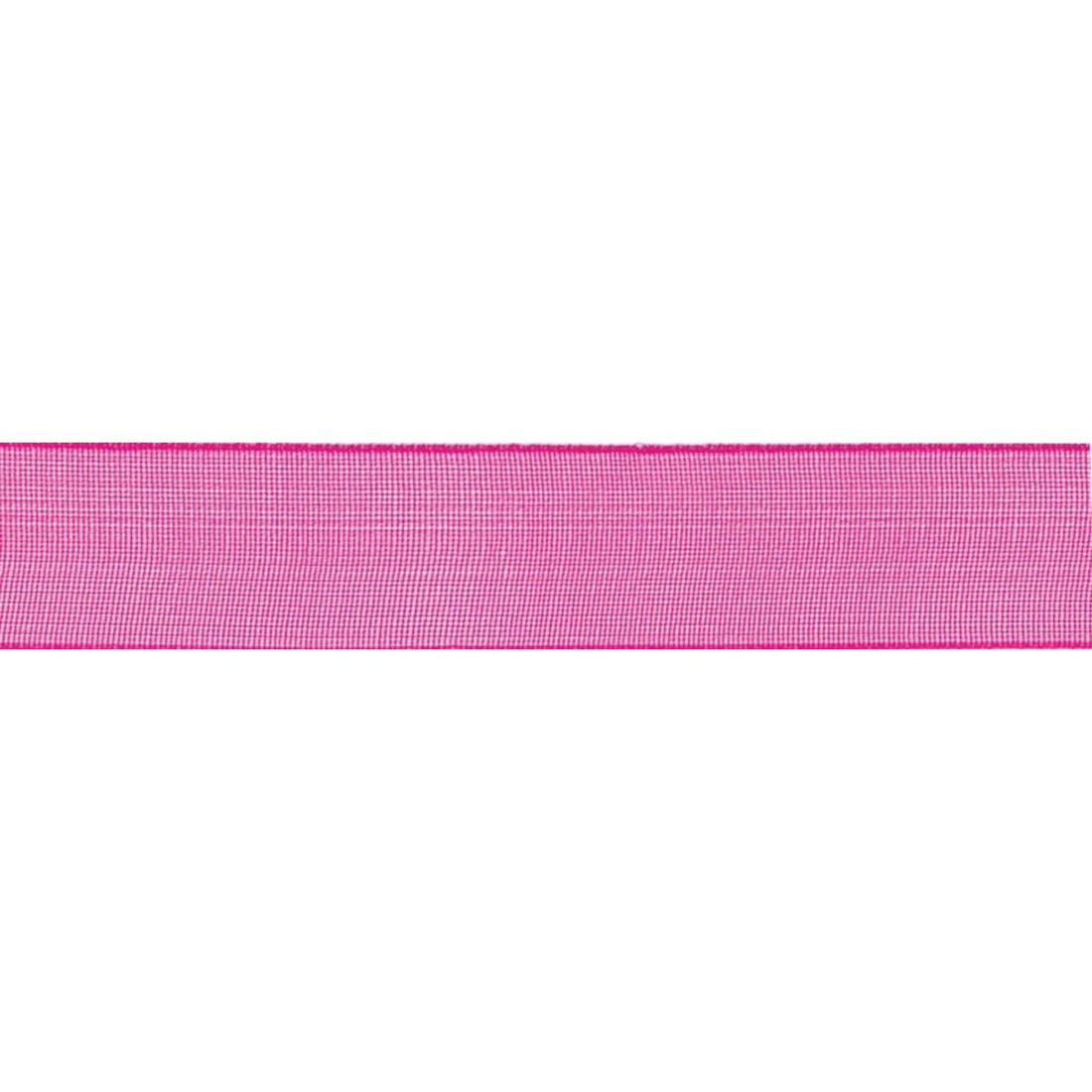 Berisfords Ribbon Super Sheer Ribbon: 15mm: Shocking Pink. Price per metre. - The Sewing Studio