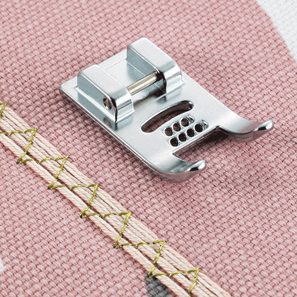 Brother Sewing Machine Accessories Brother 7‑Hole Cording Foot F020N - The Sewing Studio