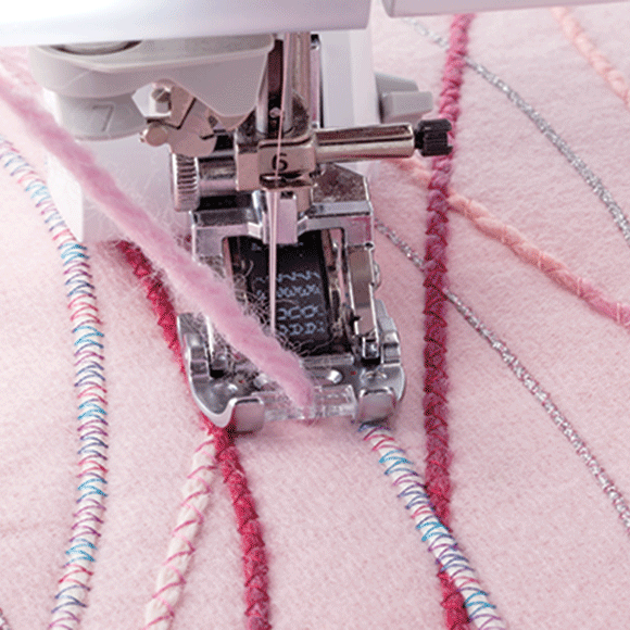 Brother Sewing Machine Accessories Brother Couching Dual Feed Foot F074 - The Sewing Studio