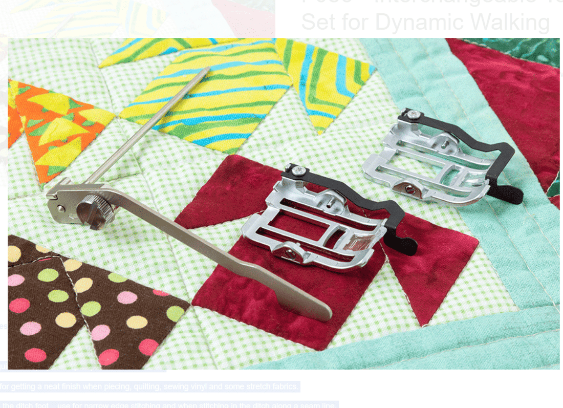 Brother Sewing Machine Accessories Brother Interchangeable Toe Set for Dynamic Walking Foot F086 - The Sewing Studio