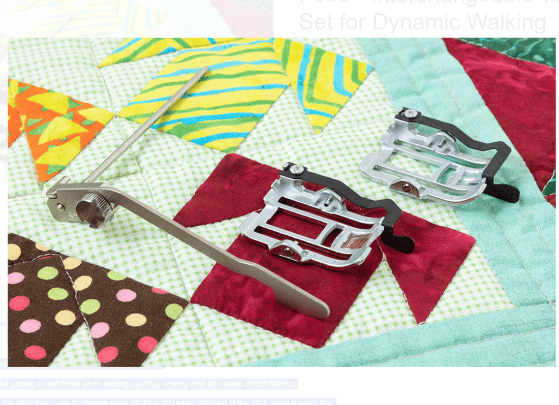 Brother Sewing Machine Accessories Brother Interchangeable Toe Set for Dynamic Walking Foot F086 - The Sewing Studio