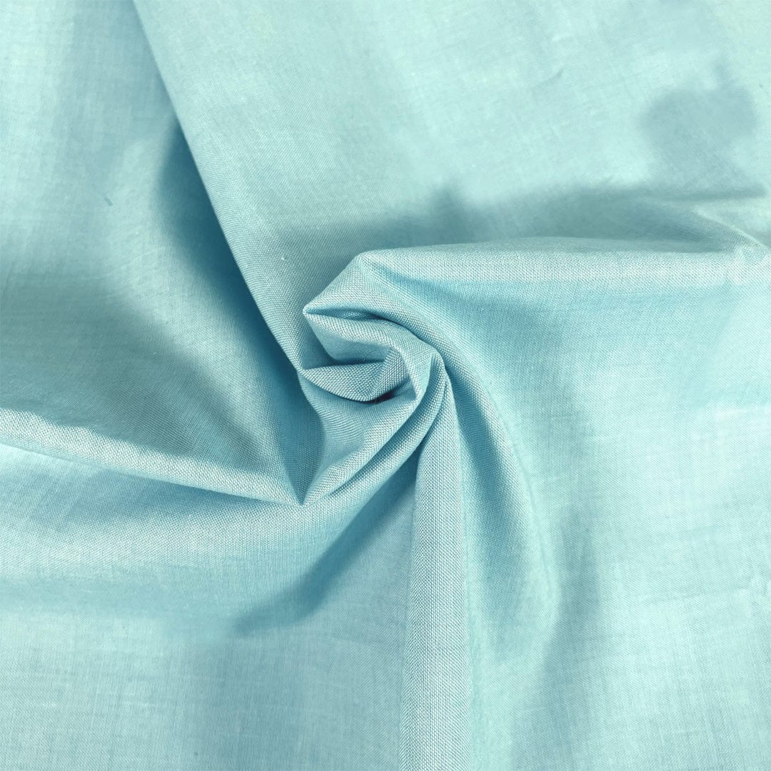 Craft Cotton Co Fabric Chambray Oxford Organic Cotton Sky Blue 3254 06 - The Sewing Studio