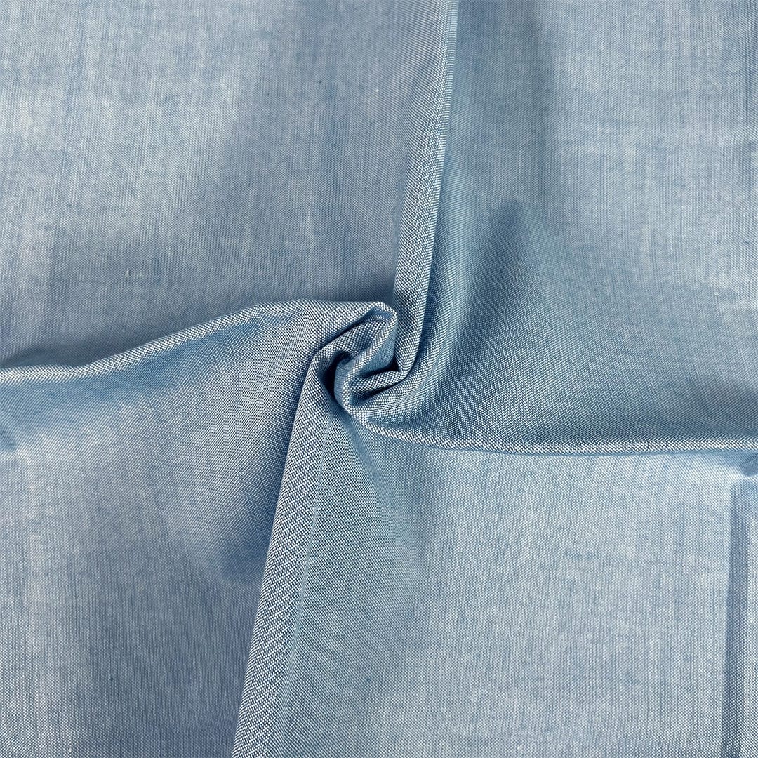 Craft Cotton Co Fabric Craft Cotton Co Chambray Oxford Organic Cotton - The Sewing Studio