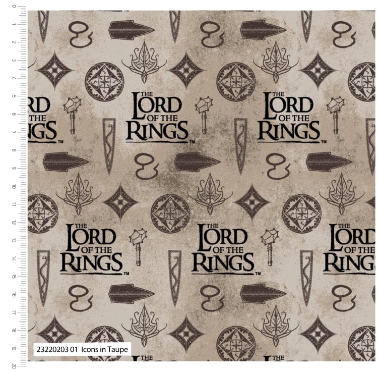 Craft Cotton Co Fabric Craft Cotton Co Lord of the Rings - The Sewing Studio