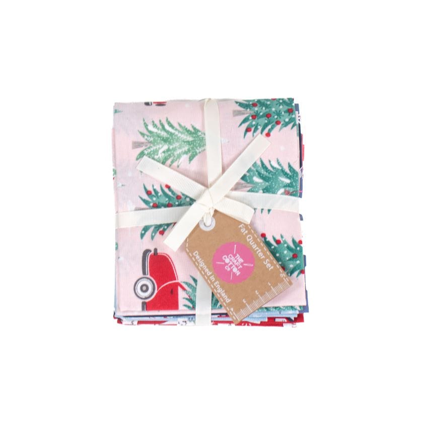 Craft Cotton Co Fabric Pre Cuts Christmas Post Fat Quarter Pack - The Sewing Studio