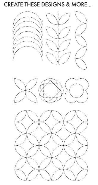Creative Grids Rulers Stencils Templates Creative Grids Machine Quilting Tool: Shelly By Angela Walters - The Sewing Studio