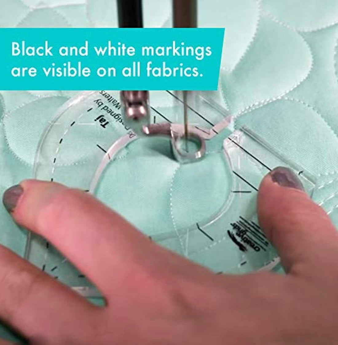 Creative Grids Rulers Stencils Templates Creative Grids Non slip Machine Quilting Tool: Taj By Angela Walters - The Sewing Studio