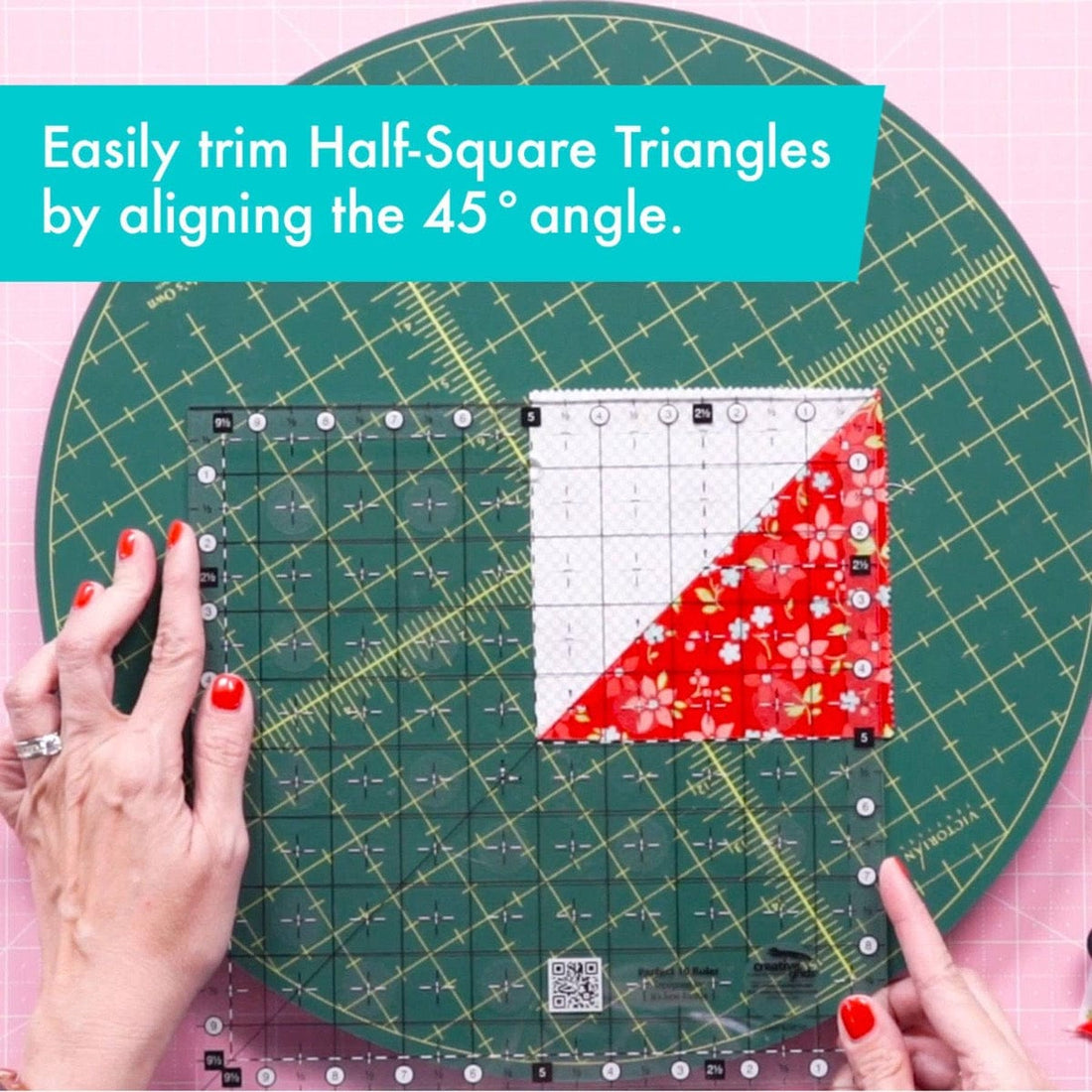 Creative Grids Rulers Stencils Templates Creative Grids Non slip: Perfect 10 Ruler - The Sewing Studio