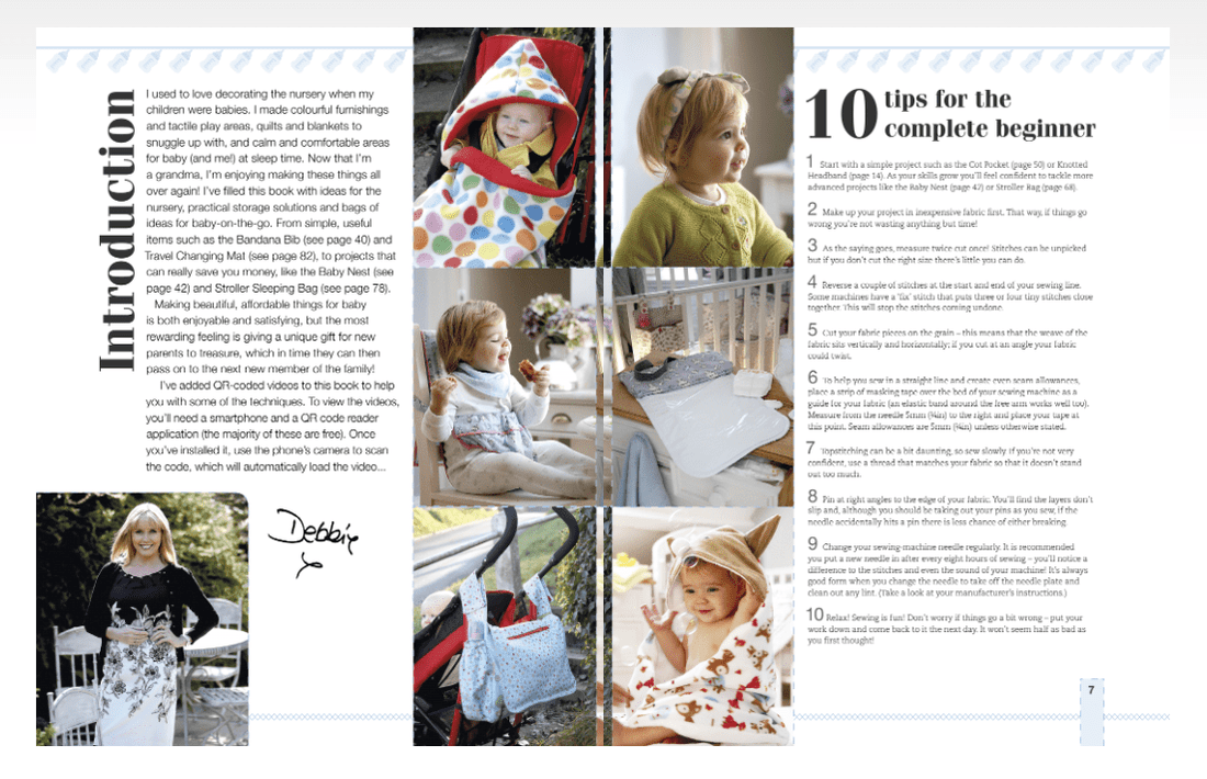 Debbie Shore Books Sew Baby Book - The Sewing Studio