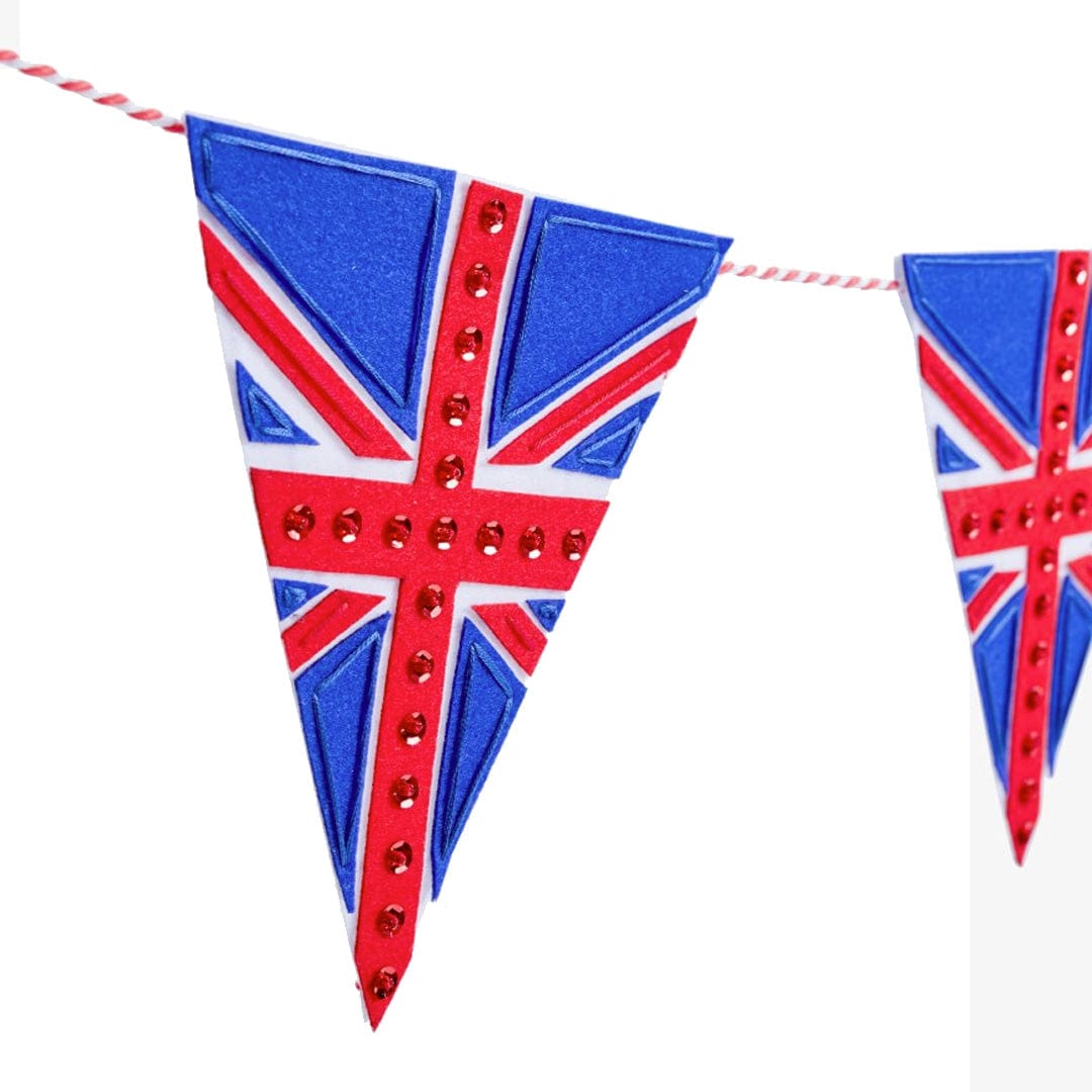 DMC Download Free Pattern: DMC Union Jack Bunting - The Sewing Studio