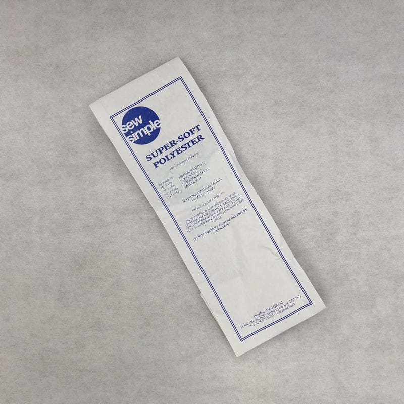 EQS Fabric Wadding Super Soft Wadding 100% Polyester 45 Inch Wide - The Sewing Studio