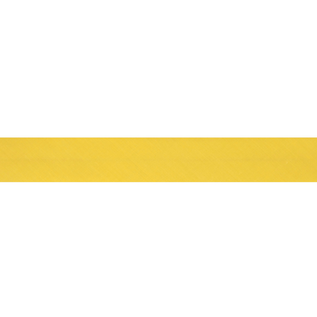 Polycotton Bias Binding: 2.5m x 12mm: Canary