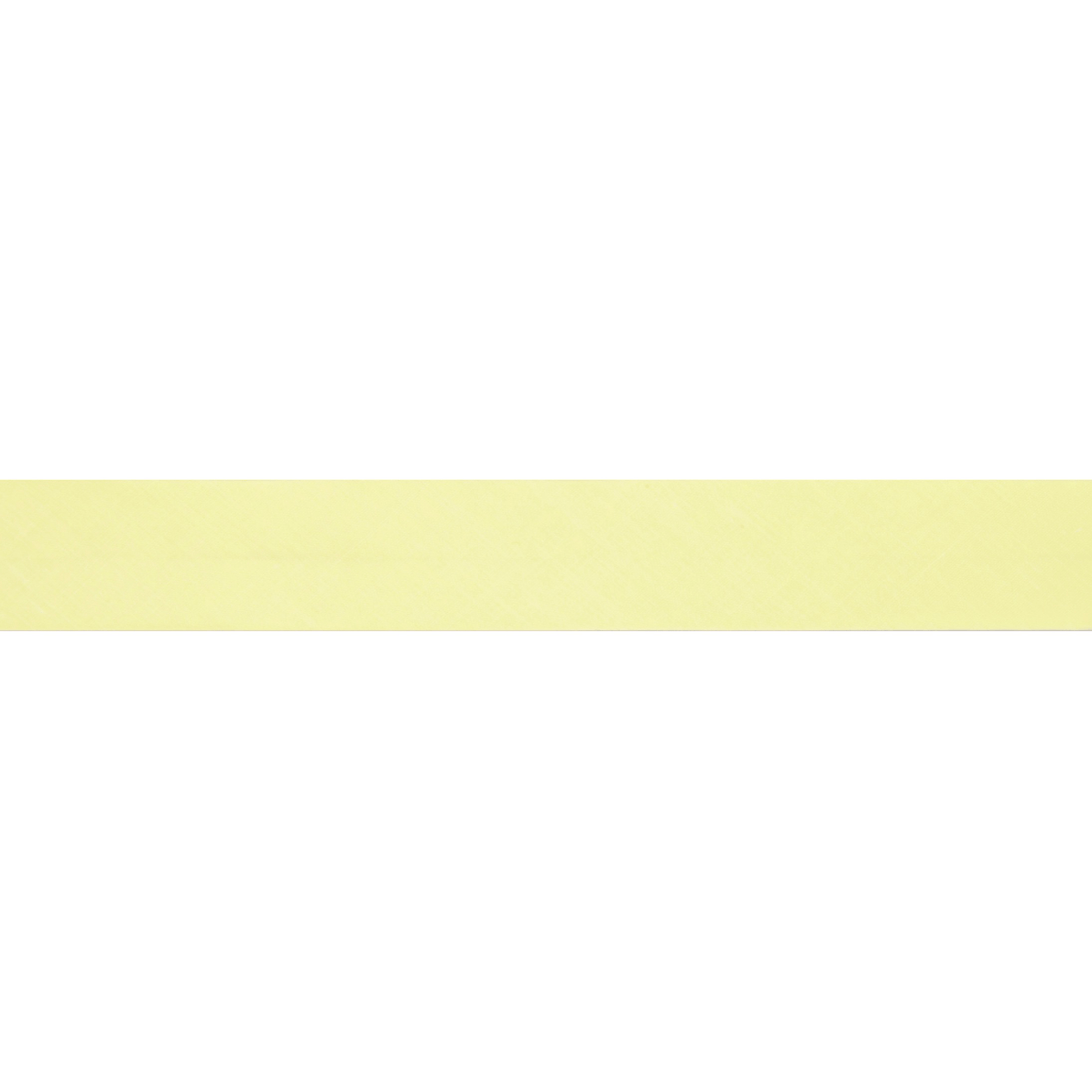 Polycotton Bias Binding: 2.5m x 12mm: Lemon