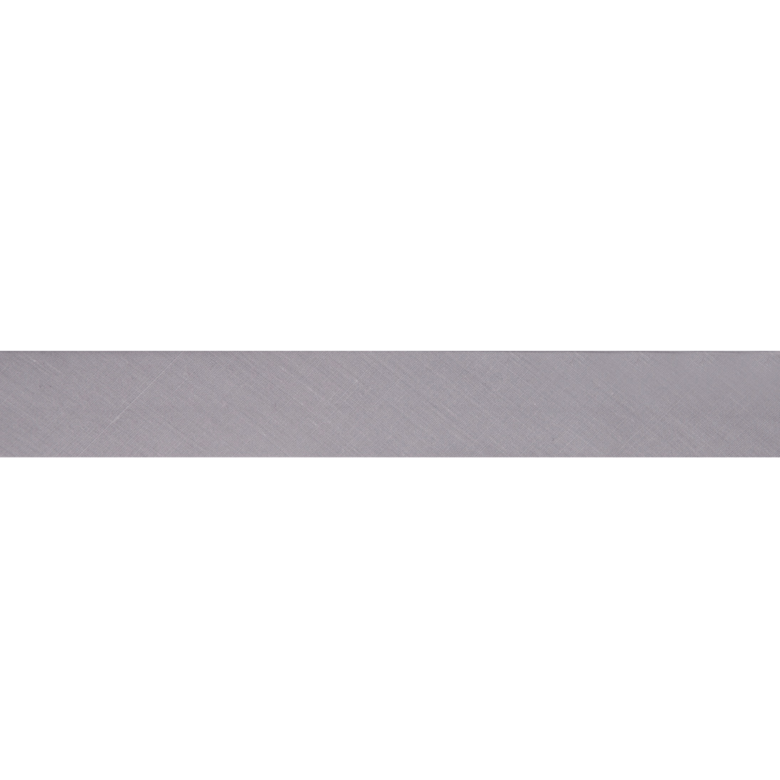 Polycotton Bias Binding: 2.5m x 25mm: Grey