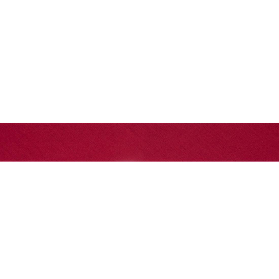 Polycotton Bias Binding: 2.5m x 25mm: Scarlet