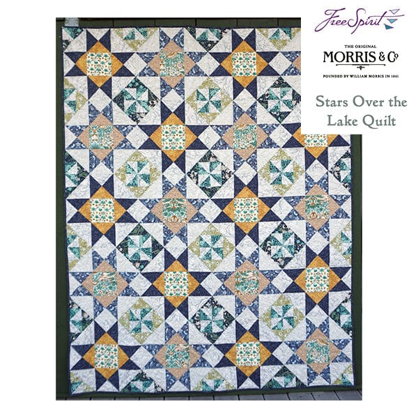Freespirit Download Free Pattern: Buttermere Stars Over the Lake Quilt - The Sewing Studio