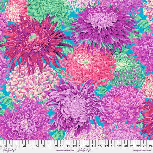 Freespirit Fabric Freespirit Kaffe Fassett Japanese Chrysanthemum - The Sewing Studio