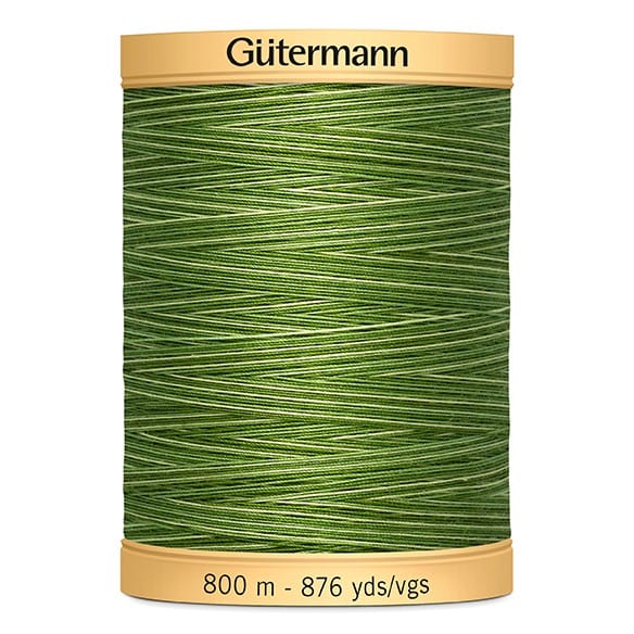 Gutermann Cotton Thread Greens