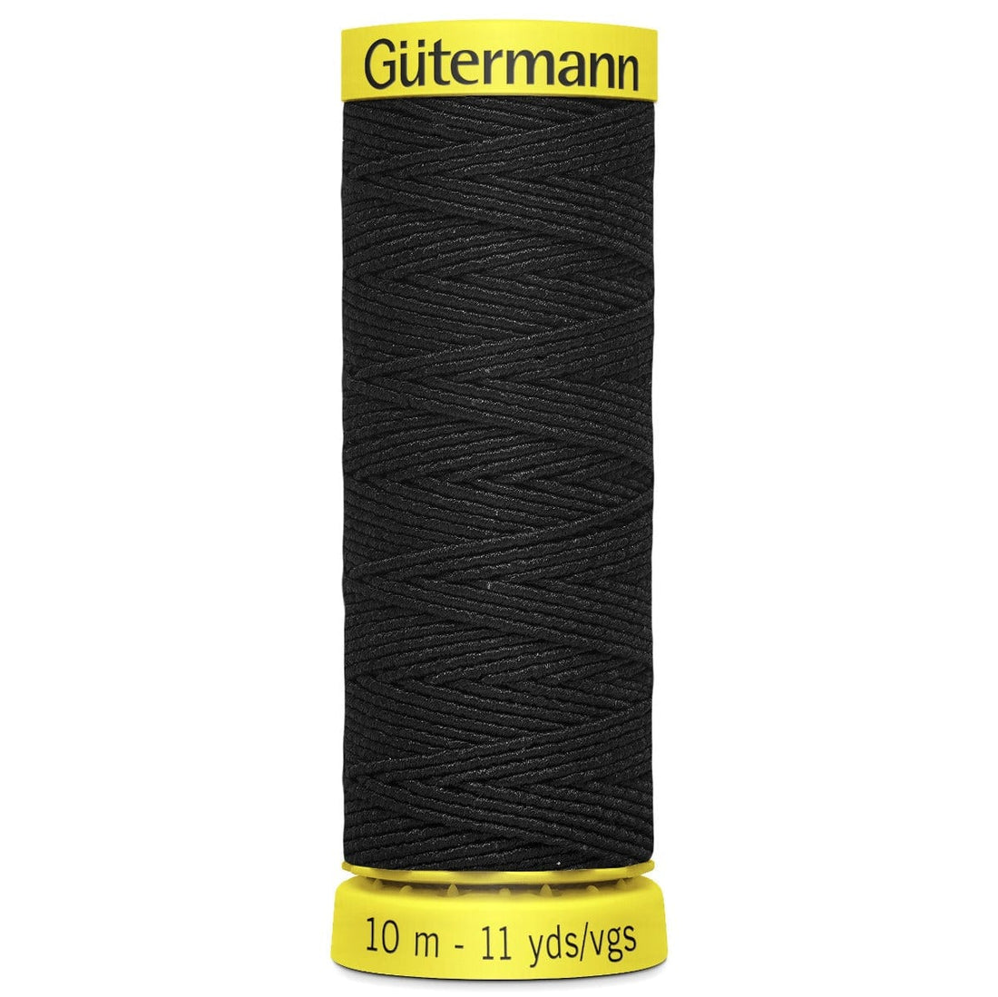 Gutermann Threads Gutermann Elastic Thread: Shirring: 10m reel. Black - The Sewing Studio